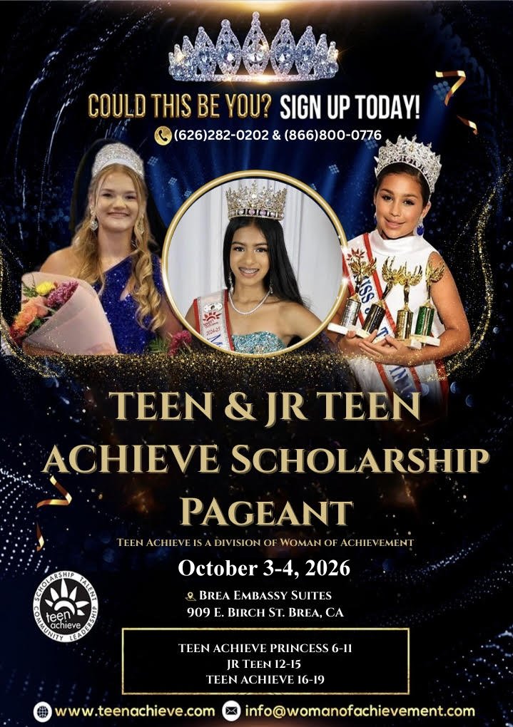 [2026 Teen Achieve Pageant]